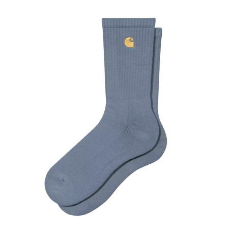 Carhartt WIP Chase Socks - Shady Blue / Gold