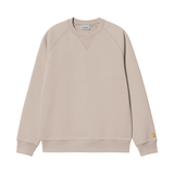 Carhartt WIP Chase Sweatshirt - Dusky Beige / Gold