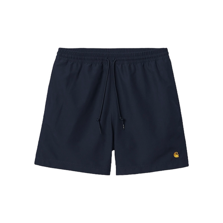 Carhartt WIP Chase Swim Trunks - Dark Navy / Gold