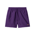 Carhartt WIP Chase Swim Trunks - Tyrian / Gold