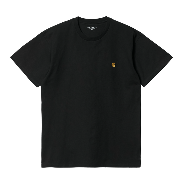 Carhartt WIP Chase T-Shirt - Black / Gold