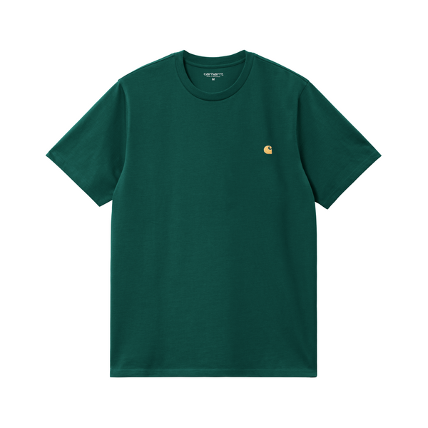 Carhartt WIP Chase T-Shirt - Chervil / Gold
