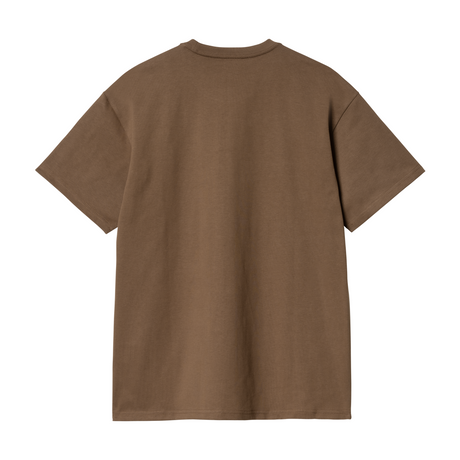 Carhartt WIP Chase T-Shirt - Chocolate / Gold