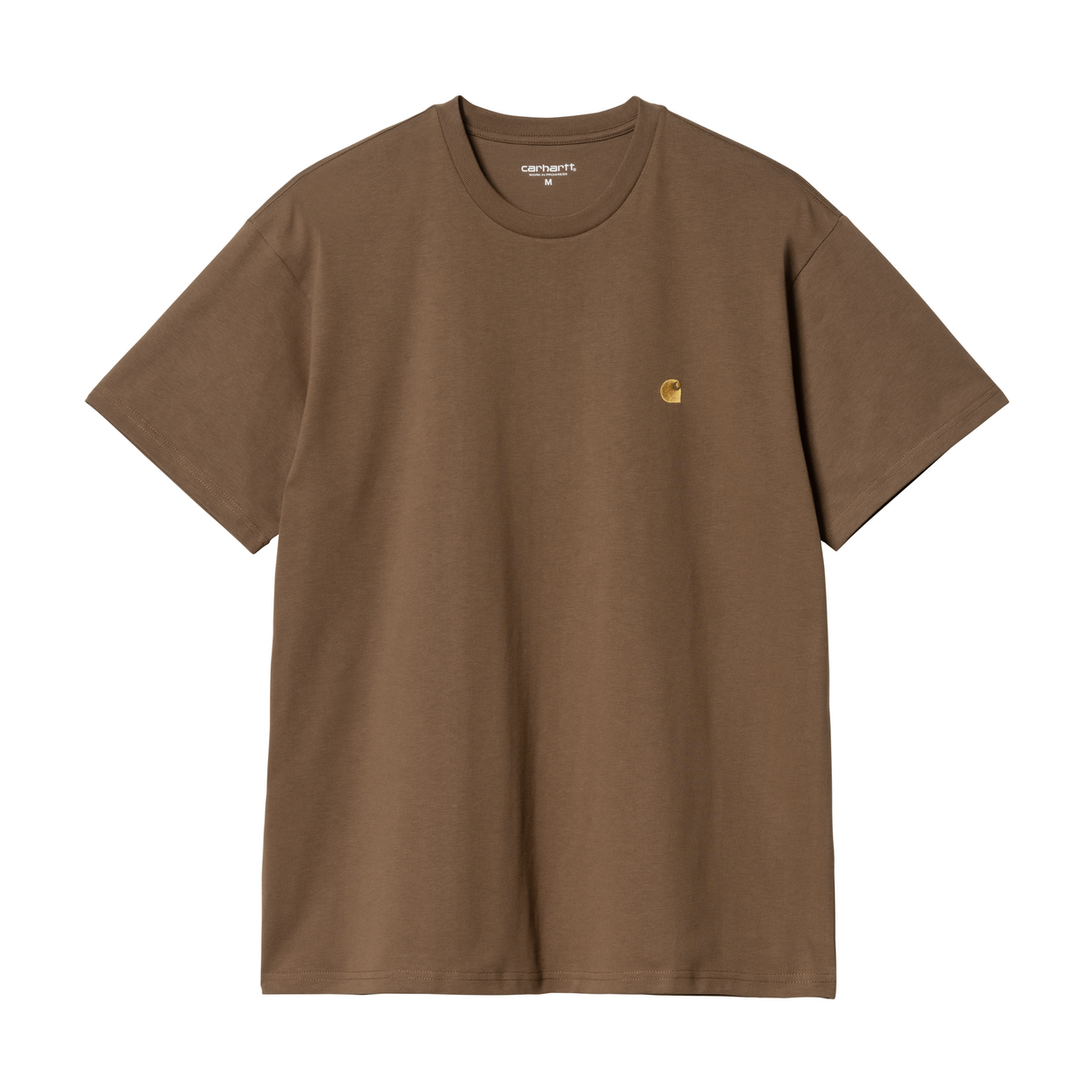 Carhartt WIP Chase T-Shirt - Chocolate / Gold