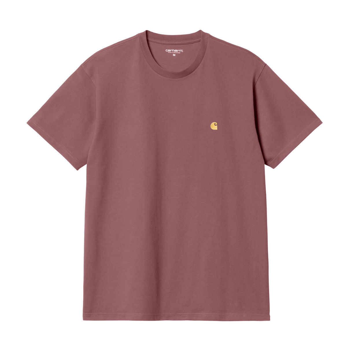 Carhartt WIP Chase T-Shirt - Dusty Fuschia / Gold