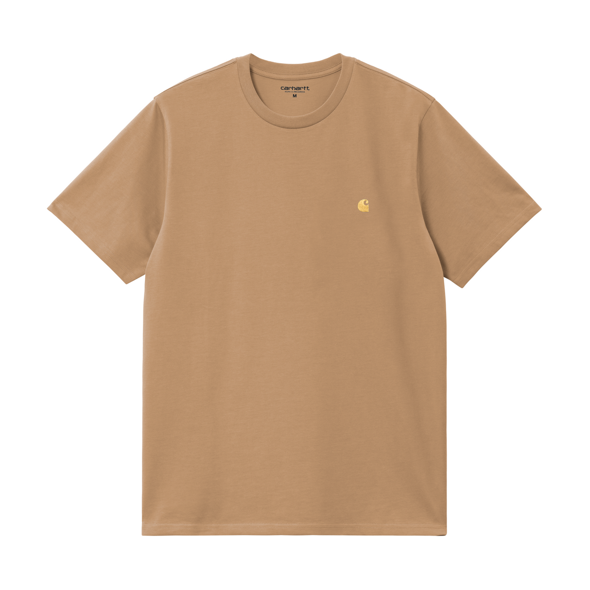 Carhartt WIP Chase T-Shirt - Dusty Hamilton Brown / Gold