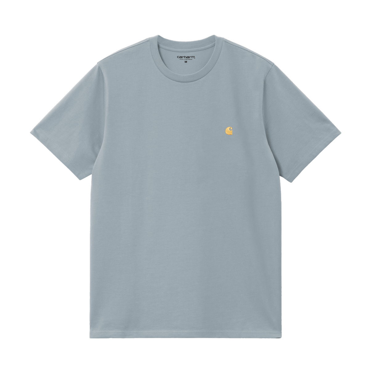 Carhartt WIP Chase T-Shirt - Frosted Blue / Gold