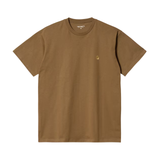 Carhartt WIP Chase T-Shirt - Hamilton Brown / Gold
