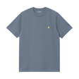 Carhartt WIP Chase T-Shirt - Icesheet / Gold
