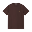 Carhartt WIP Chase T-Shirt - Palisander / Gold