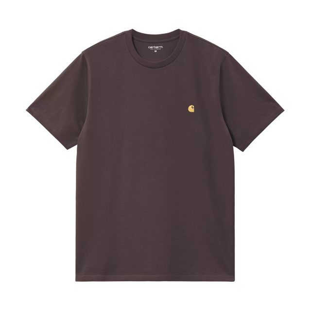 Carhartt WIP Chase T-Shirt - Shale / Gold