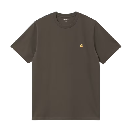 Carhartt WIP Chase T-Shirt - Shungite / Gold