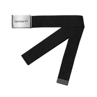 Carhartt WIP Clip Chrome Belt - Black