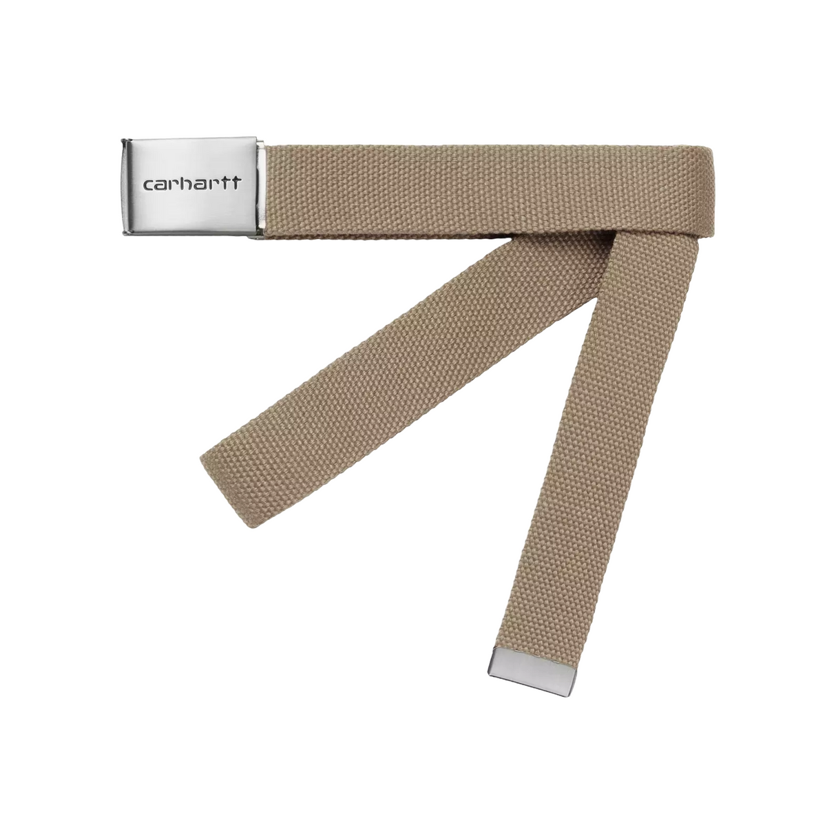 Carhartt WIP Clip Chrome Belt - Leather