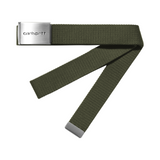 Carhartt WIP Clip Chrome Belt - Office Green