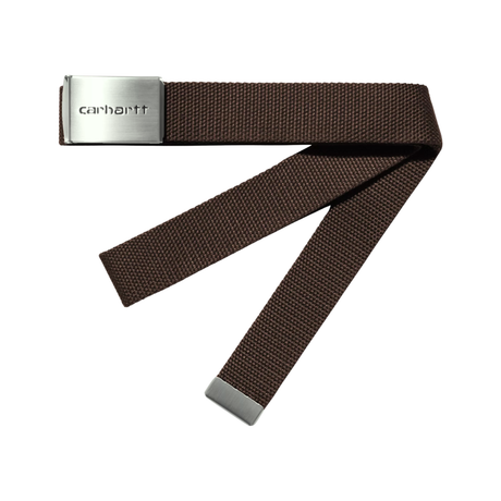 Carhartt WIP Clip Chrome Belt - Tobacco