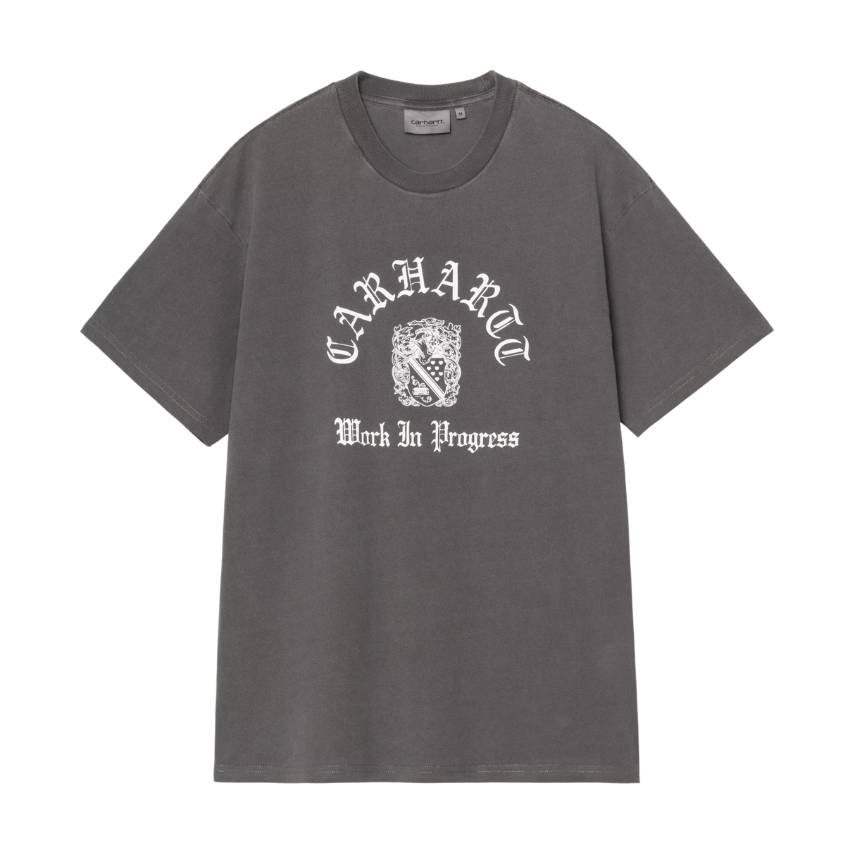 Carhartt WIP Coat Of Arms T-Shirt - Black (heavy stone wash)