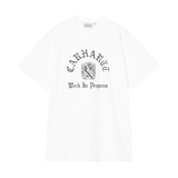 Carhartt WIP Coat Of Arms T-Shirt - White (heavy stone wash)