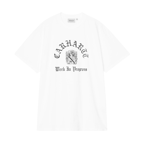 Carhartt WIP Coat Of Arms T-Shirt - White (heavy stone wash)