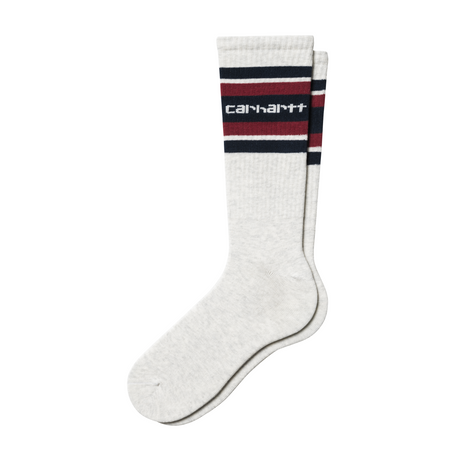 Carhartt WIP Connors Socks - Ash Heather / Air Force Blue / Scarlet