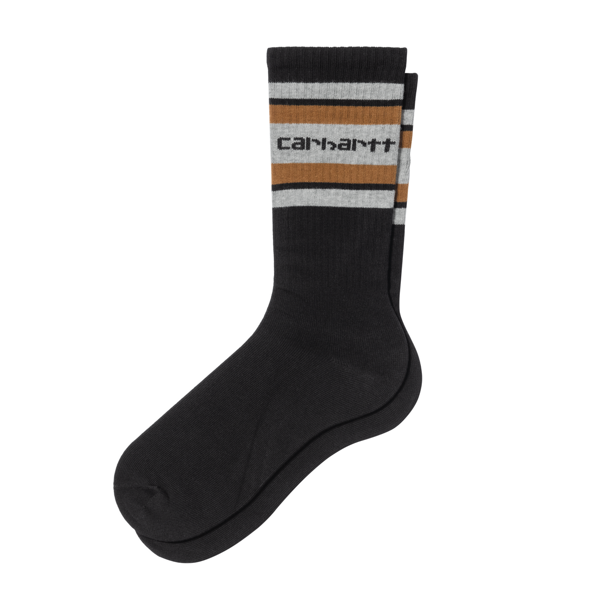 Carhartt WIP Connors Socks - Black / Grey Heather / Hamilton Brown