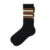 Carhartt WIP Connors Socks - Black / Hamilton Brown / Salt