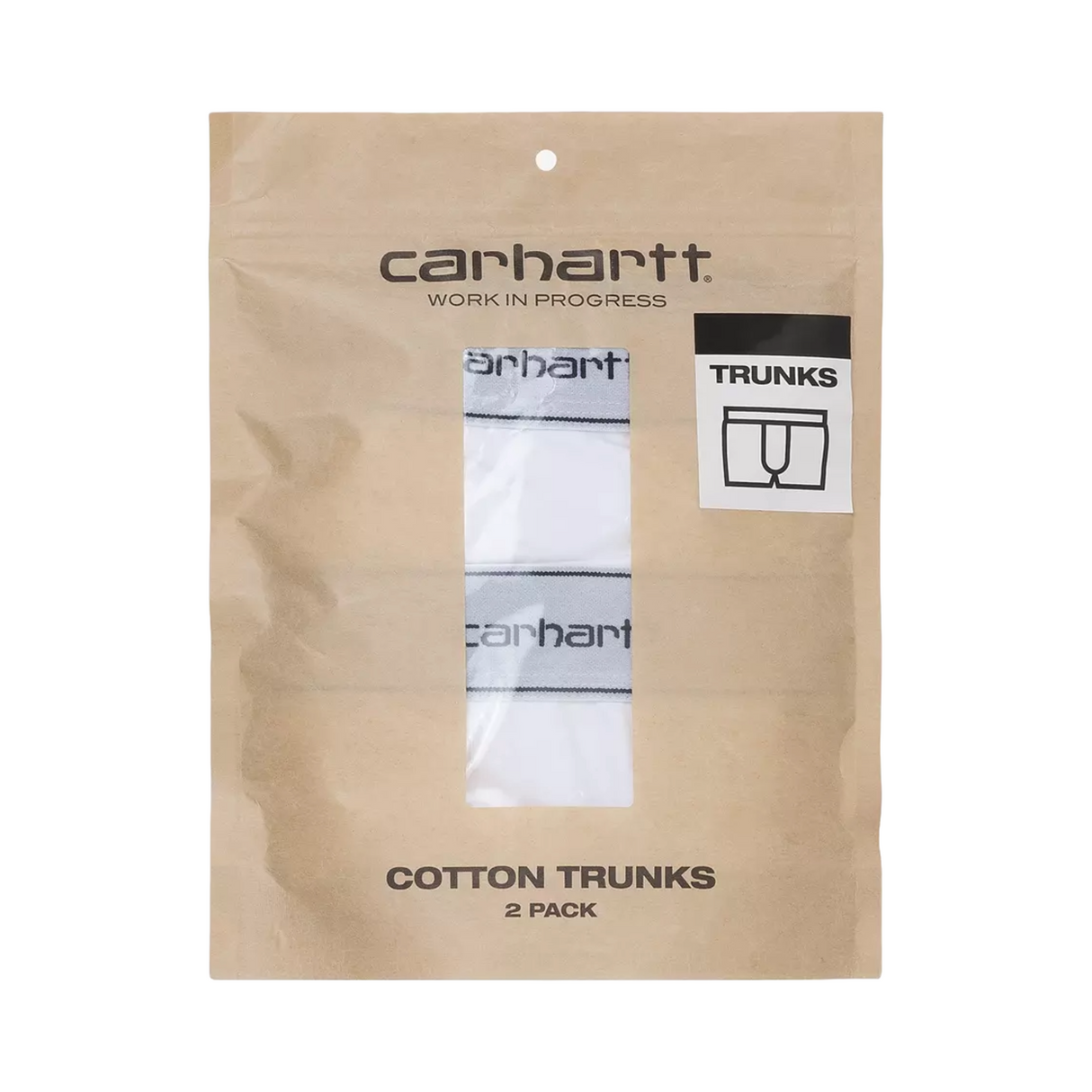 Carhartt WIP Cotton Trunks Boxers - White