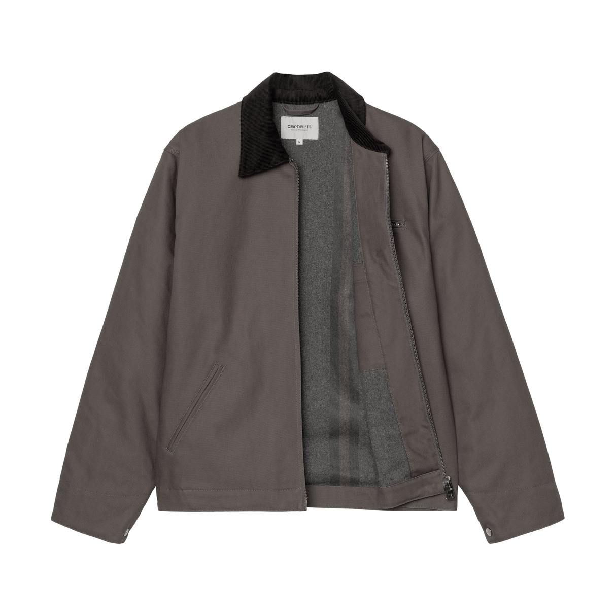 Carhartt WIP Detroit Jacket (Winter) - Graphite / Black (rigid)