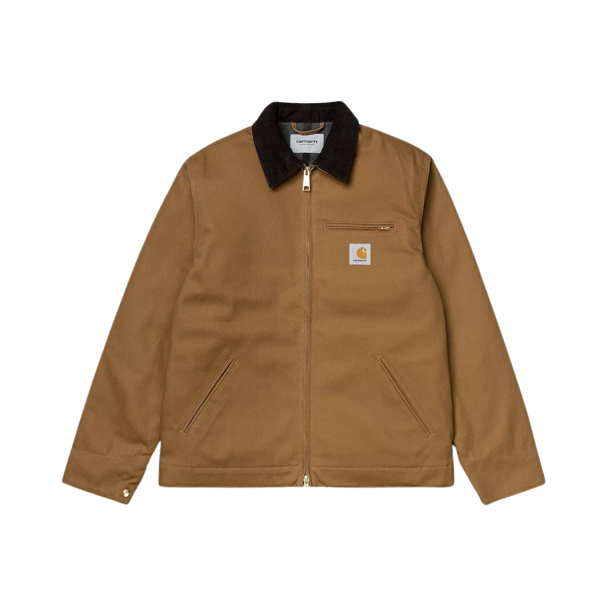 Carhartt WIP Detroit Jacket (Winter) - Hamilton Brown / Tobacco (rigid)