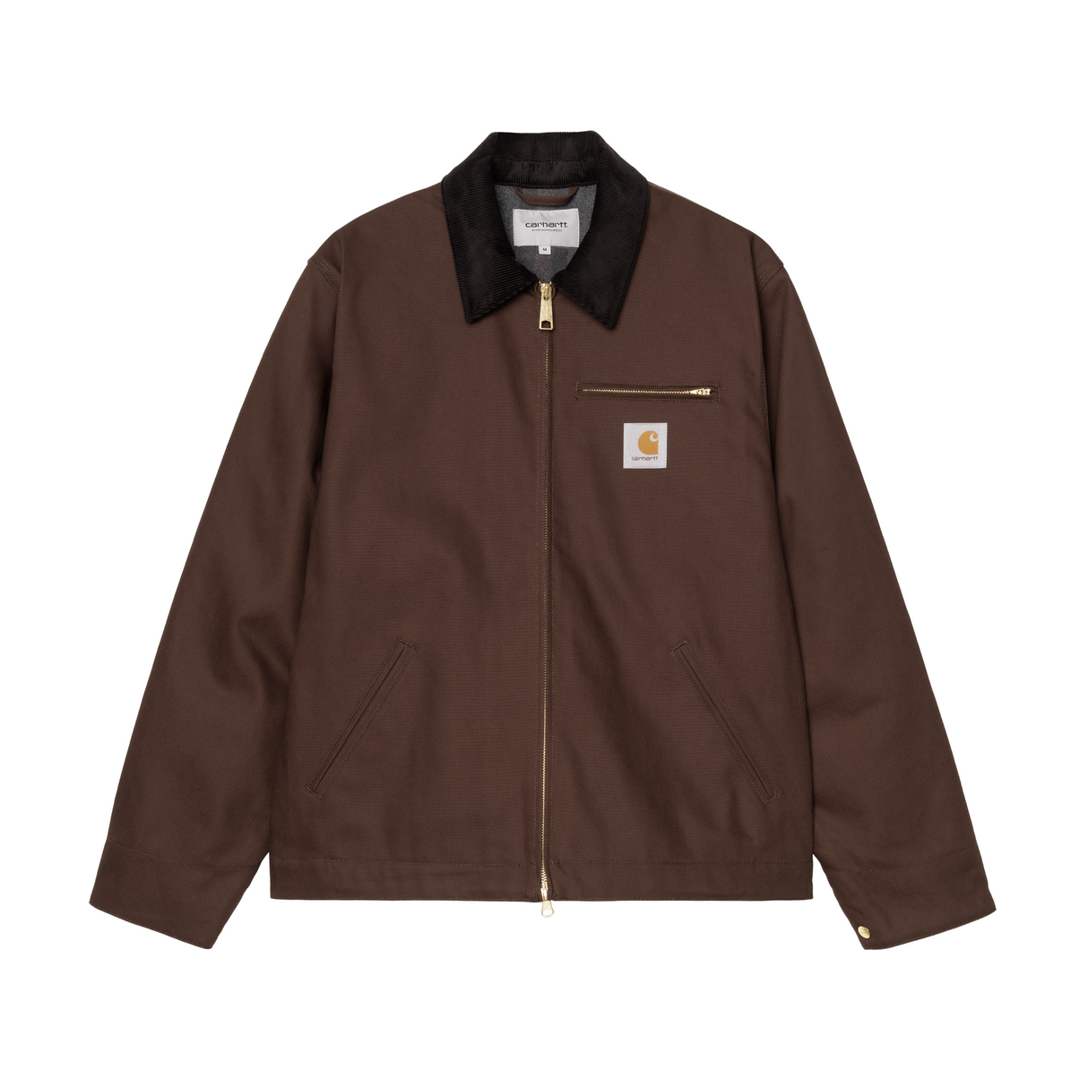 Carhartt WIP Detroit Jacket (Winter) - Tobacco / Black (rigid)
