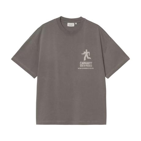 Carhartt WIP Distance T-Shirt - Graphite (stone dyed)
