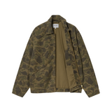 Carhartt WIP Duck Detroit Jacket - Camo Duck Green / Office Green (garment dyed)