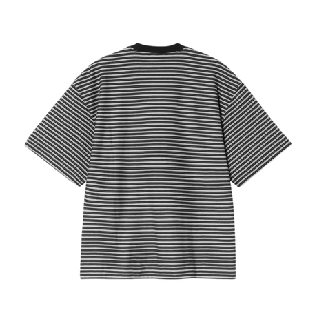 Carhartt WIP Dupree T-Shirt - Dupree Stripe, Black