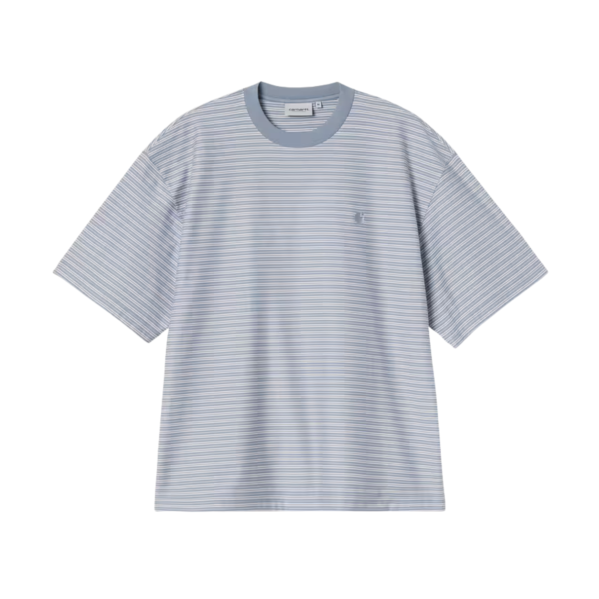 Carhartt WIP Dupree T-Shirt - Dupree Stripe, Shady Blue