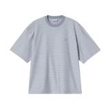 Carhartt WIP Dupree T-Shirt - Dupree Stripe, Shady Blue