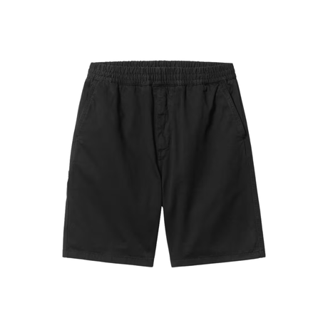 Carhartt WIP Flint Shorts - Black (garment dyed)