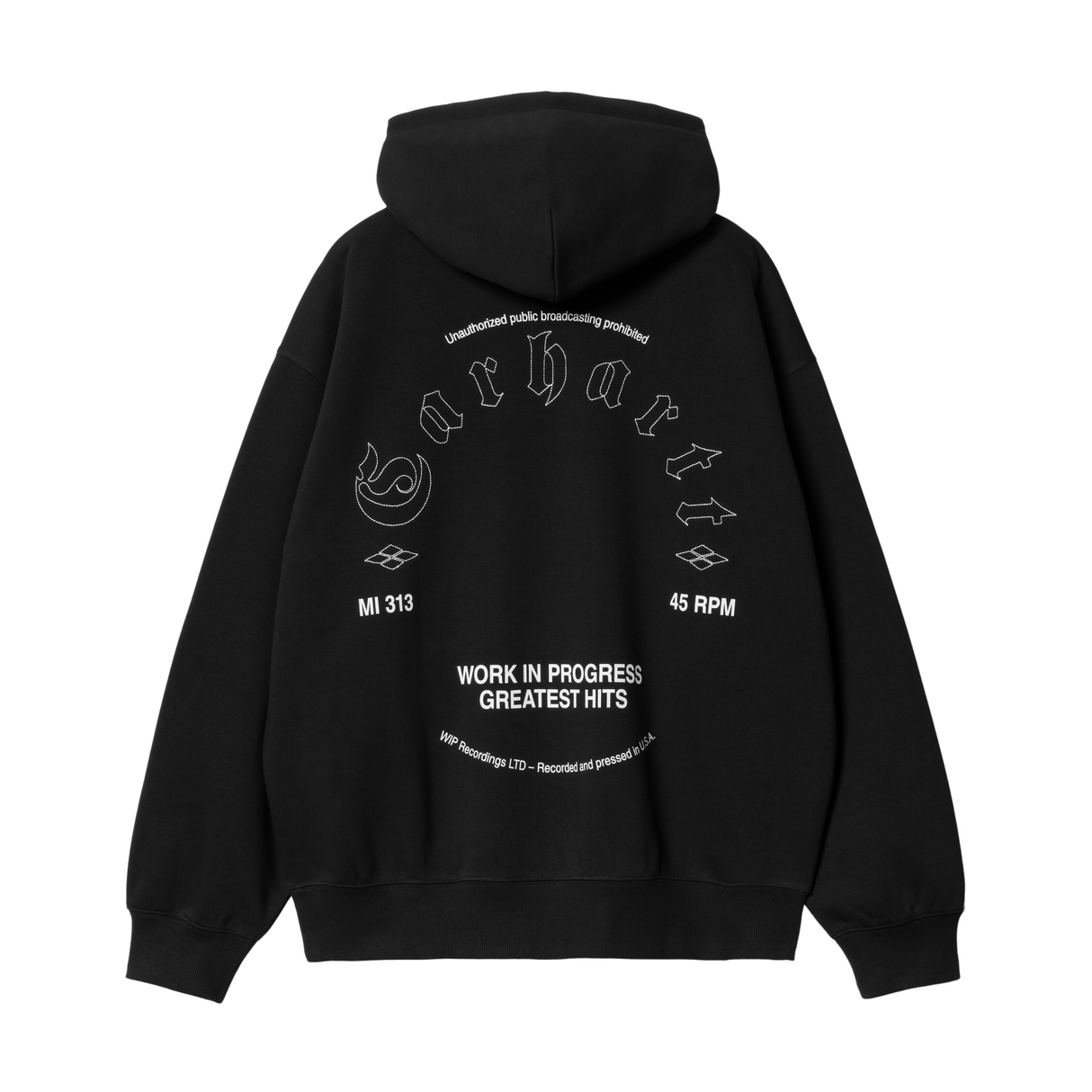 Carhartt WIP Greatest Hits Hoodie - Black