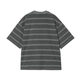 Carhartt WIP Hanson T-Shirt - Hanson Stripe, Kale Green (garment dyed)