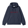 Carhartt WIP Hooded Carhartt Sweatshirt – Air Force Blue / Malbec