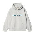 Carhartt WIP Hooded Carhartt Sweatshirt – Ash Heather / Duck Blue