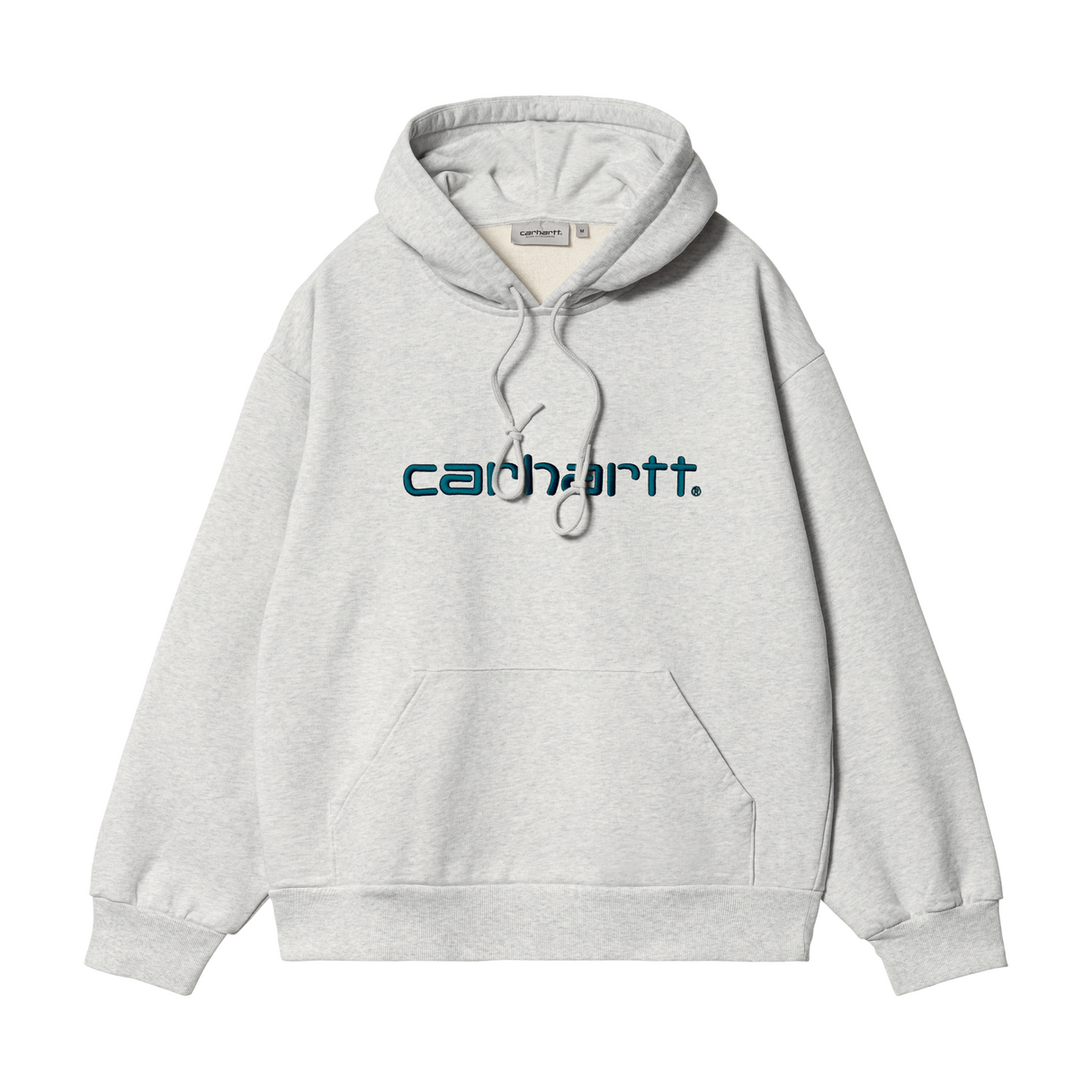 Carhartt WIP Hooded Carhartt Sweatshirt – Ash Heather / Duck Blue