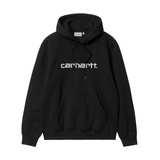 Carhartt WIP Hooded Carhartt Sweatshirt – Black / White