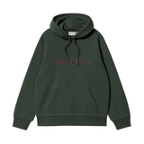 Carhartt WIP Hooded Carhartt Sweatshirt – Dark Scarab / Palisander
