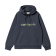 Carhartt WIP Hooded Carhartt Sweatshirt – Deep Night / Gentle Green