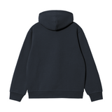 Carhartt WIP Hooded Carhartt Sweatshirt – Deep Night / Palisander