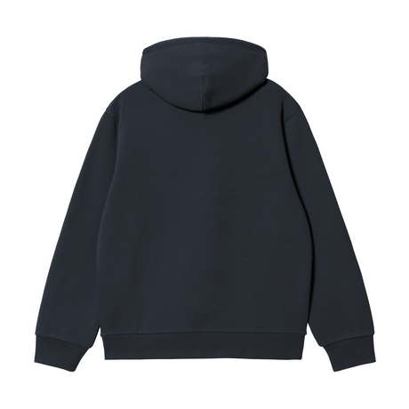 Carhartt WIP Hooded Carhartt Sweatshirt – Deep Night / Palisander