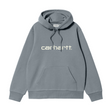 Carhartt WIP Hooded Carhartt Sweatshirt – Dove Grey / Wax