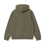 Carhartt WIP Hooded Carhartt Sweatshirt – Leaf / Tourmaline