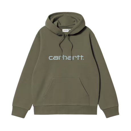 Carhartt WIP Hooded Carhartt Sweatshirt – Leaf / Tourmaline