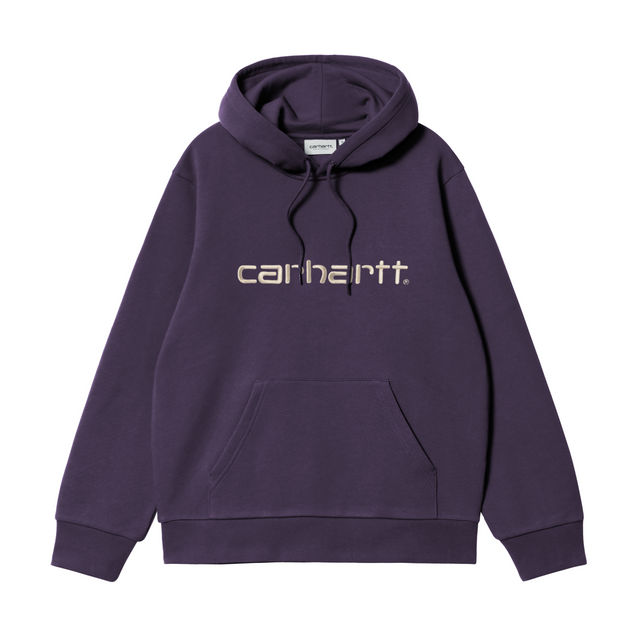 Carhartt WIP Hooded Carhartt Sweatshirt – Lokers / Salt